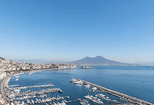 A panorama of Naples